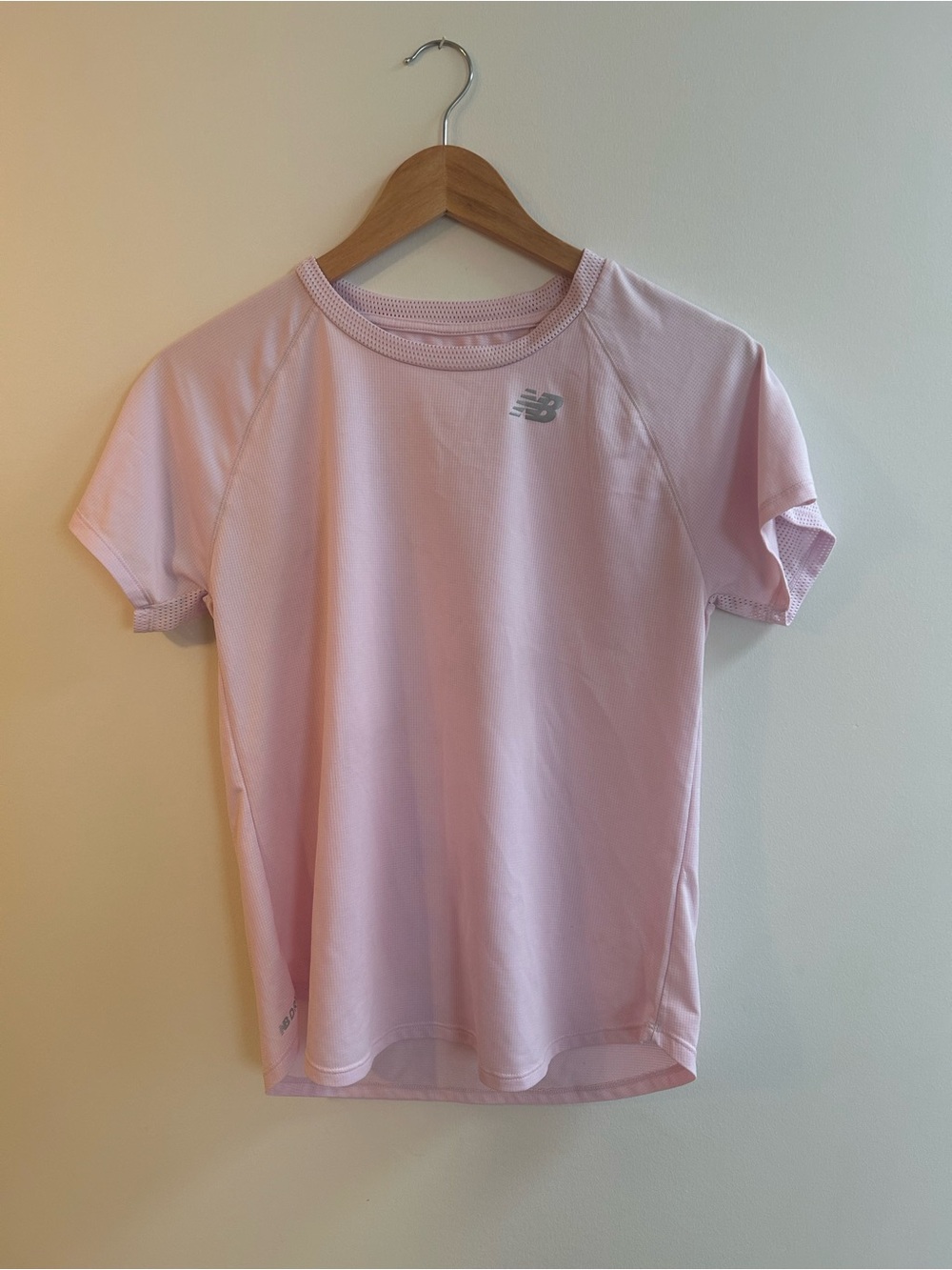 New Balance Light Pink Short Sleeve Athletic Tee